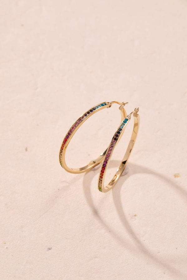 Alex And Ani Rainbow Ombre Pave Hoop