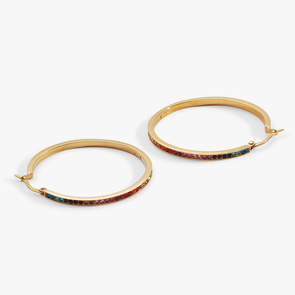 Alex And Ani Rainbow Ombre Pave Hoop