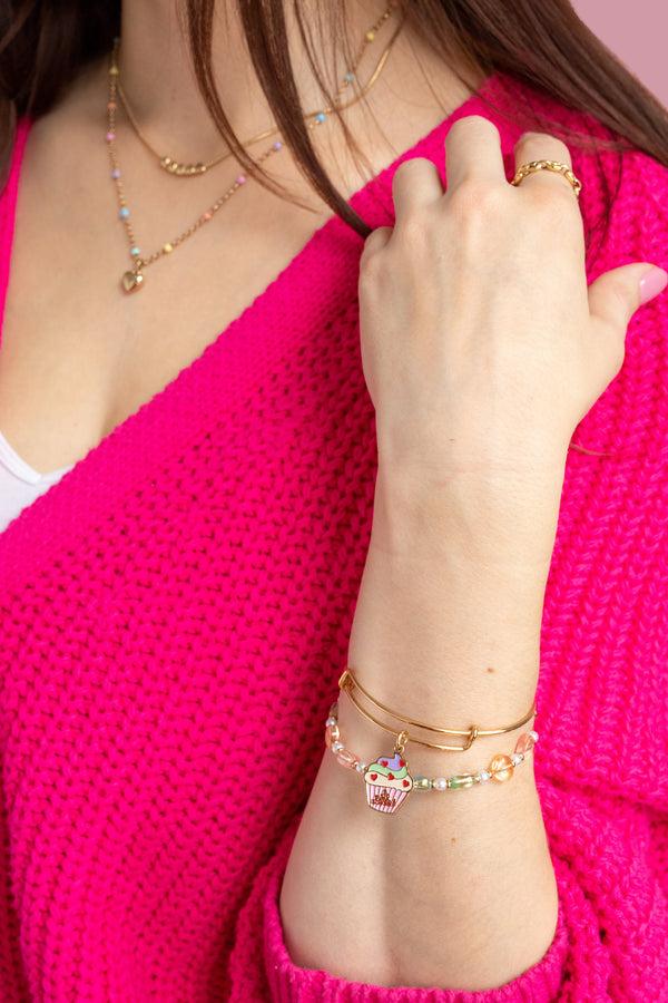 Alex And Ani “So Sweet” Cupcake Bangle