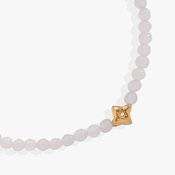 Alex And Ani Star Moonstone Mini Stretch Bracelet