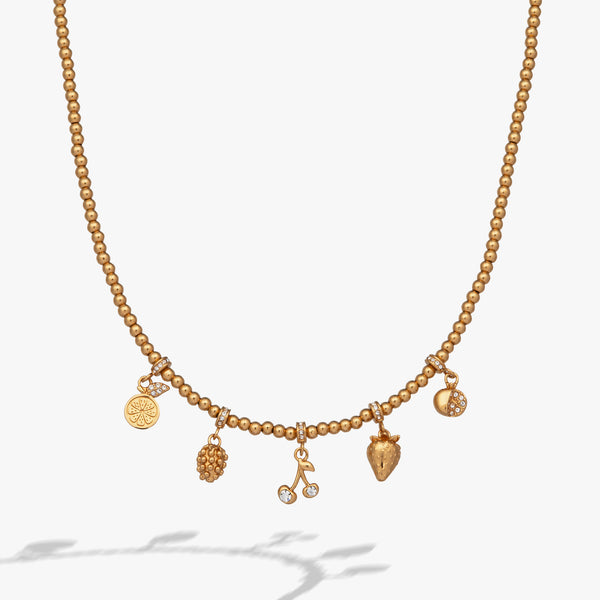 Alex And Ani Summer Fruits Charm Necklace