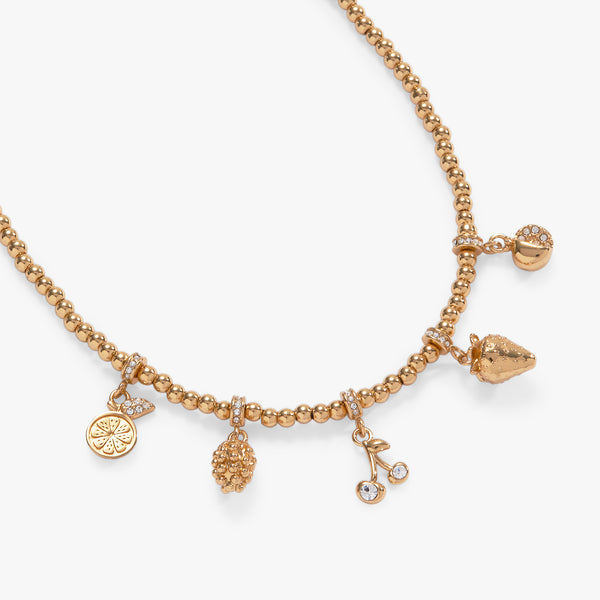 alex and ani Summer Fruits Charm Necklace