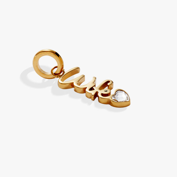 Alex And Ani 'Wife' Elongated Interchangeable Charm