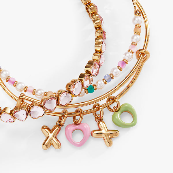 Alex And Ani XOXO Bracelet Set Of 3