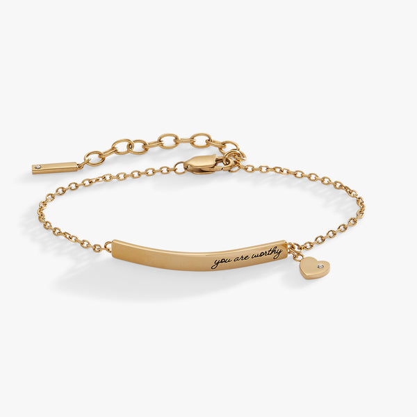 alex and ani “You Are Worthy” Inline Bracelet