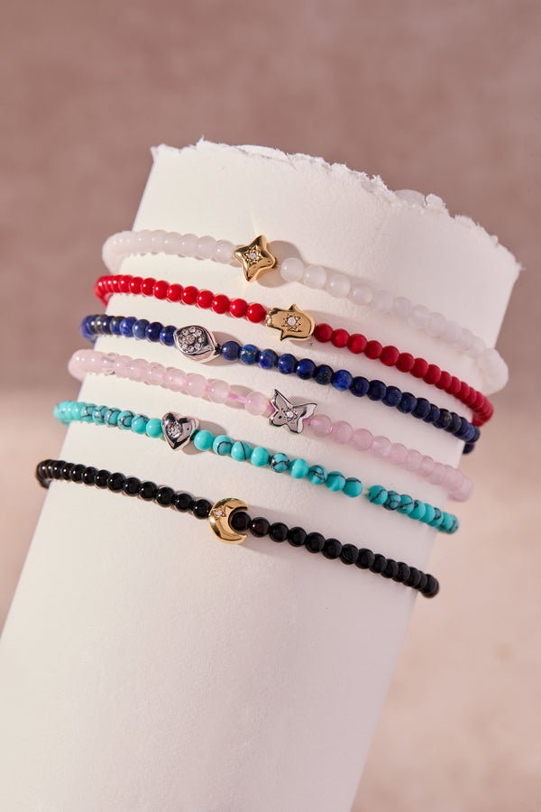 Alex And Ani Butterfly Rose Quartz Mini Stretch Bracelet