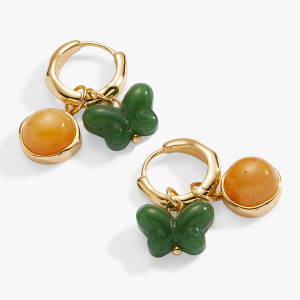 Alex And Ani Healing Stone Huggie Interchangeable Set