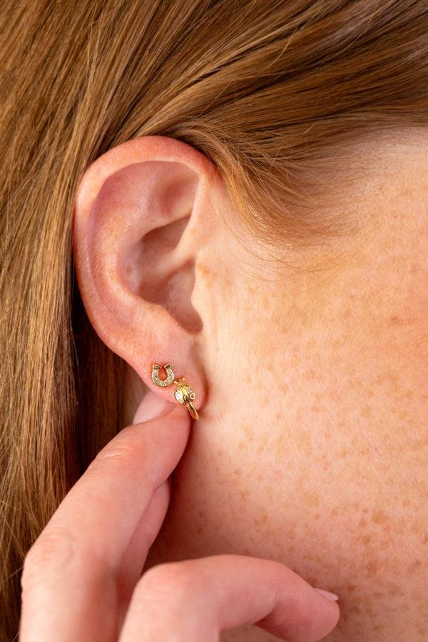 Alex And Ani Love And Luck Set Of 3 Stud & Hoop Earrings