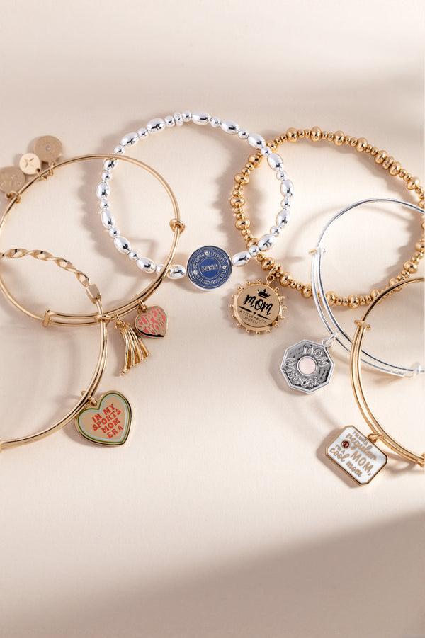 Alex And Ani “Mama — Stressed Blessed And Kind Of A Mess” Stretch Bracelet