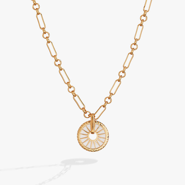 alex and ani Mother of Pearl Starburst Toggle Necklace