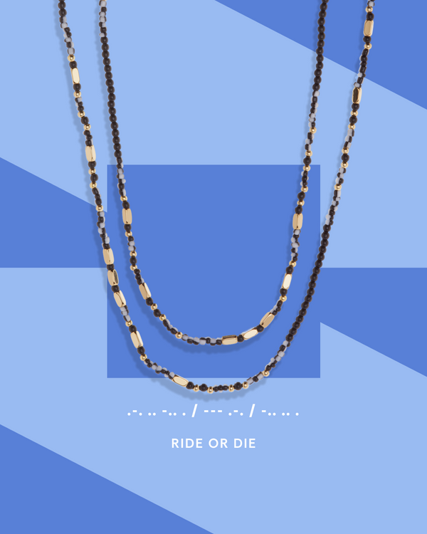 Alex And Ani 'Ride Or Die' Morse Code Convertible Bracelet Or Necklace