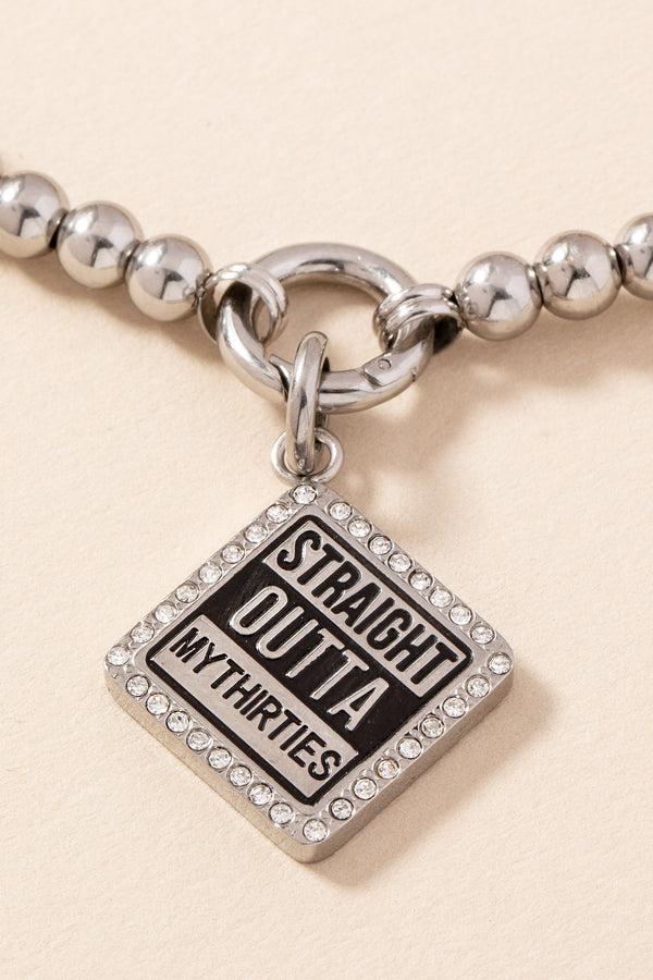 Alex And Ani 'Straight Outta My Thirties' - 40th Birthday Charm
