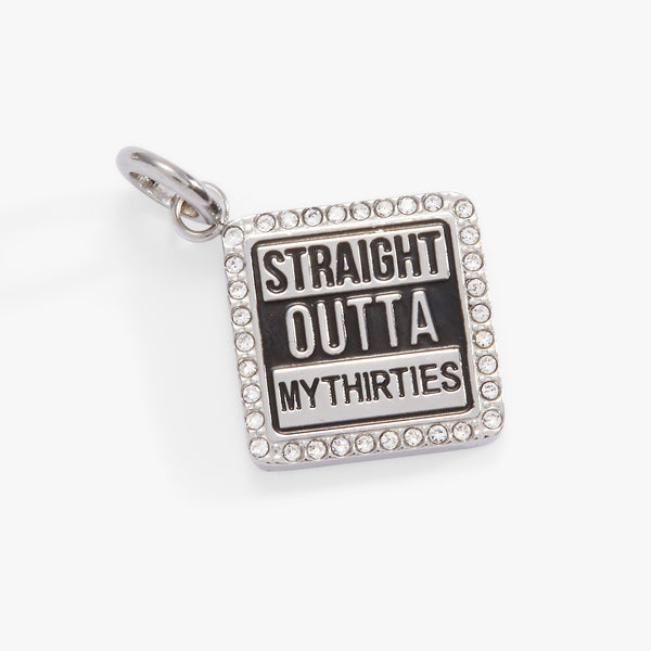 alex and ani 'Straight Outta My Thirties' - 40th Birthday Charm