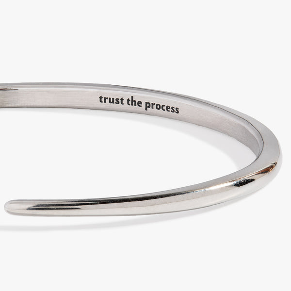 Alex And Ani “Trust The Process” Open Tusk Cuff Bracelet