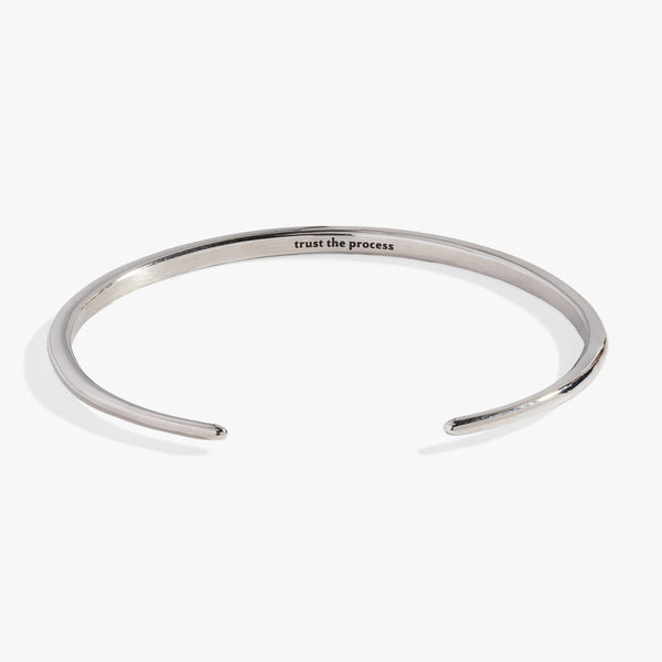 alex and ani “Trust the Process” Open Tusk Cuff Bracelet