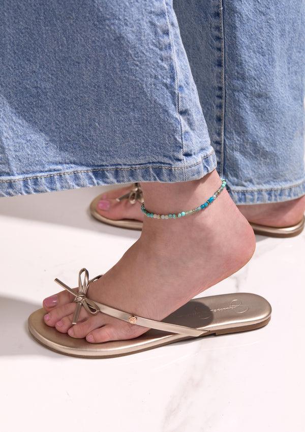 Alex And Ani Turquoise Ombre Semi-Precious Beaded Anklet