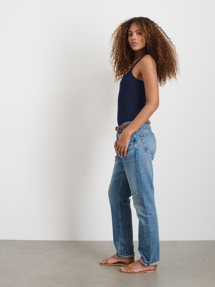 Alex Mill 365 Ribbed Tank Dark Navy