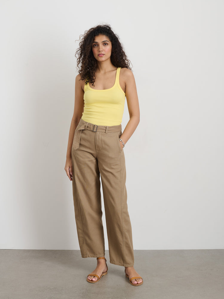 Alex Mill 365 Ribbed Tank Honeysuckle