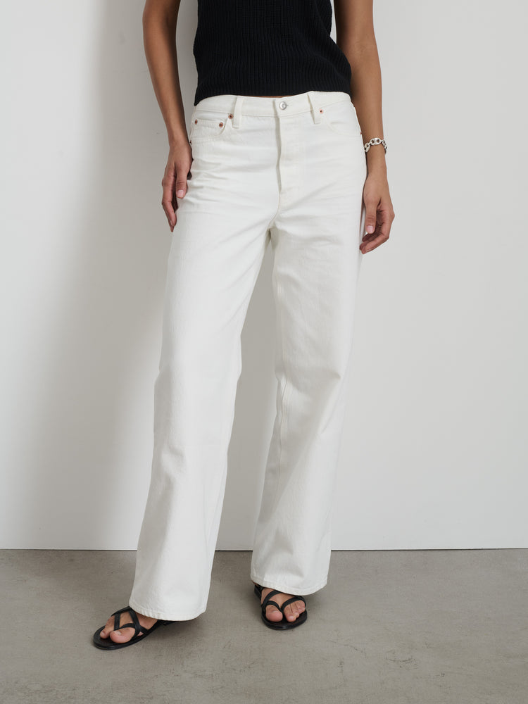 Alex Mill Alek Wide Leg Jean Sea Salt