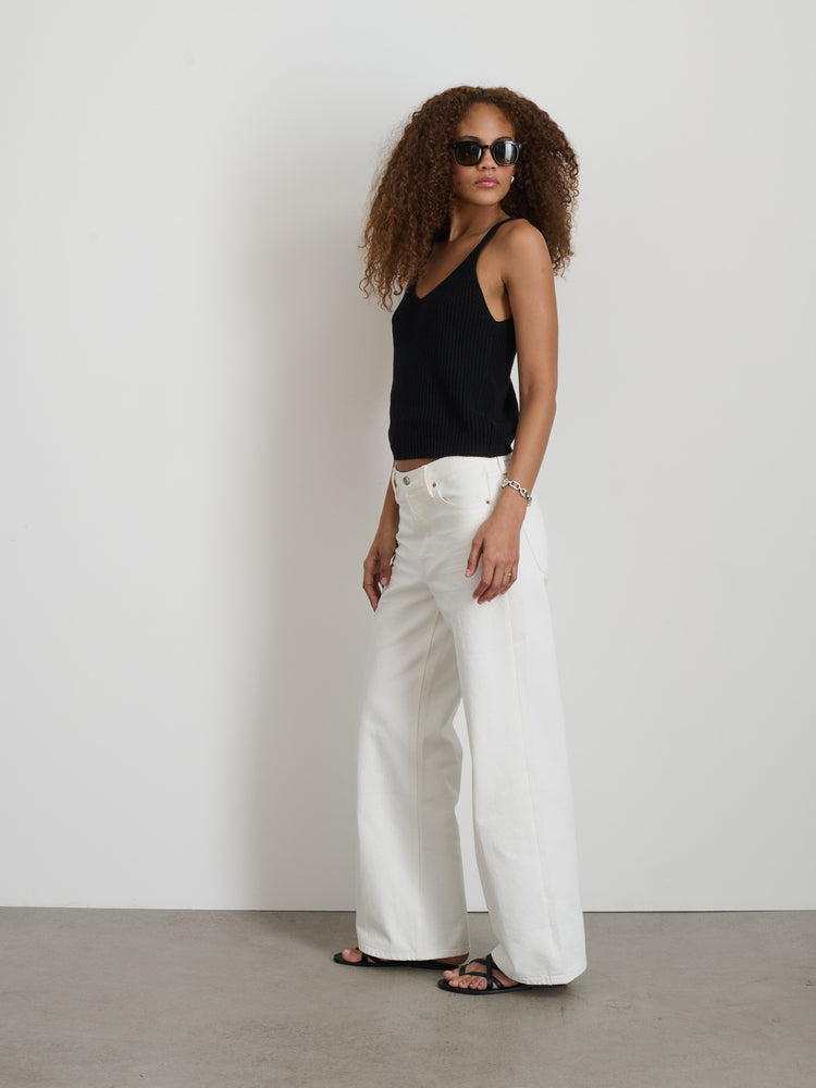 Alex Mill Alek Wide Leg Jean Sea Salt
