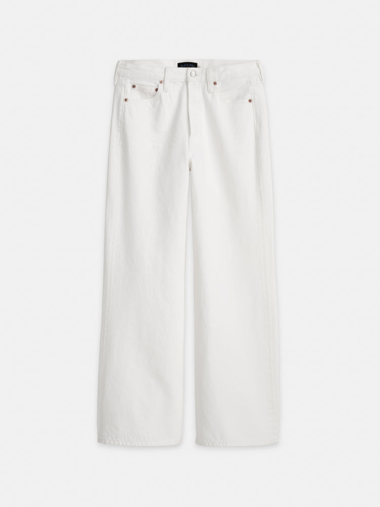 alex mill Alek Wide Leg Jean Sea Salt