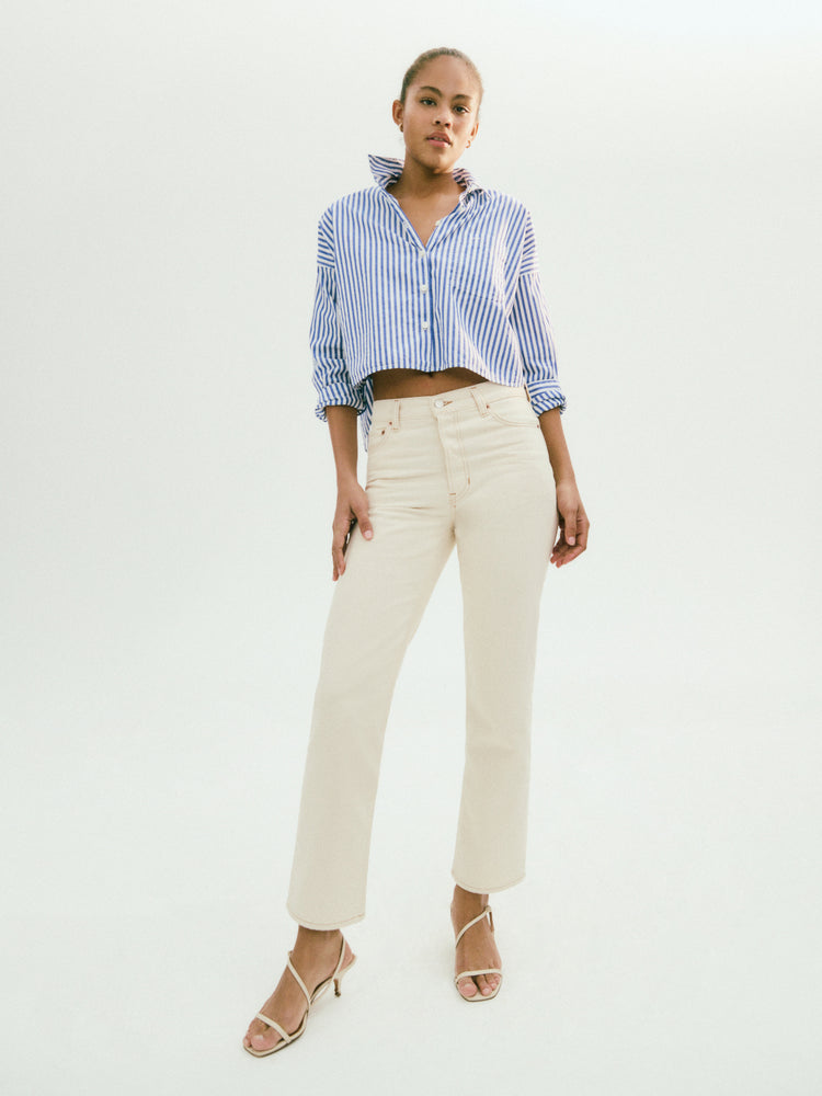 Alex Mill Bev Relaxed Jean Ecru