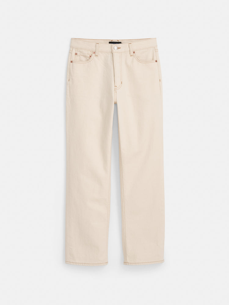 alex mill Bev Relaxed Jean Ecru