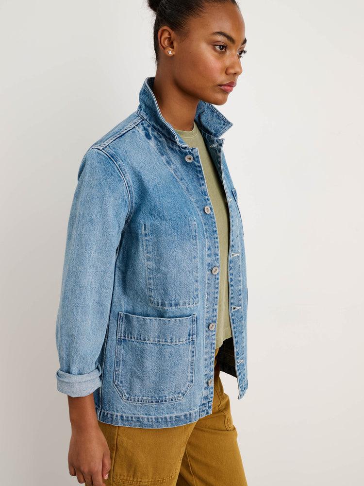 Alex Mill Britt Work Jacket In Denim
