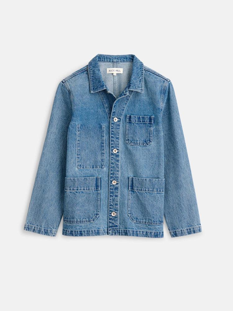 alex mill Britt Work Jacket in Denim