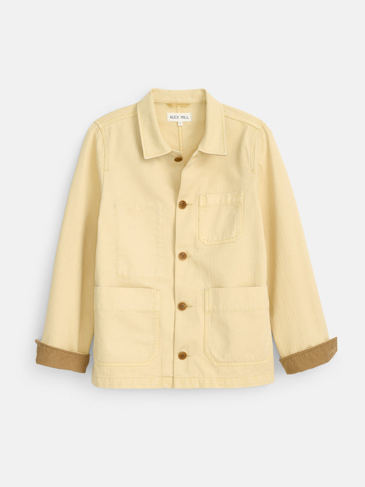 alex mill Britt Work Jacket in Herringbone Butter