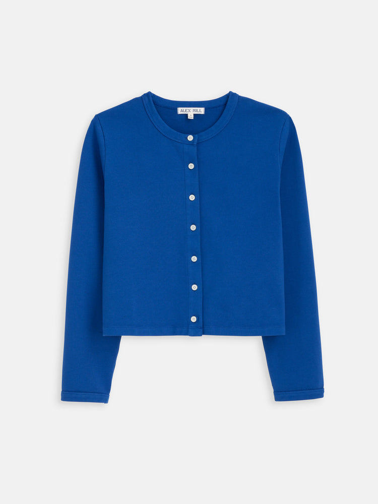alex mill Coco Sport Cardigan Blue