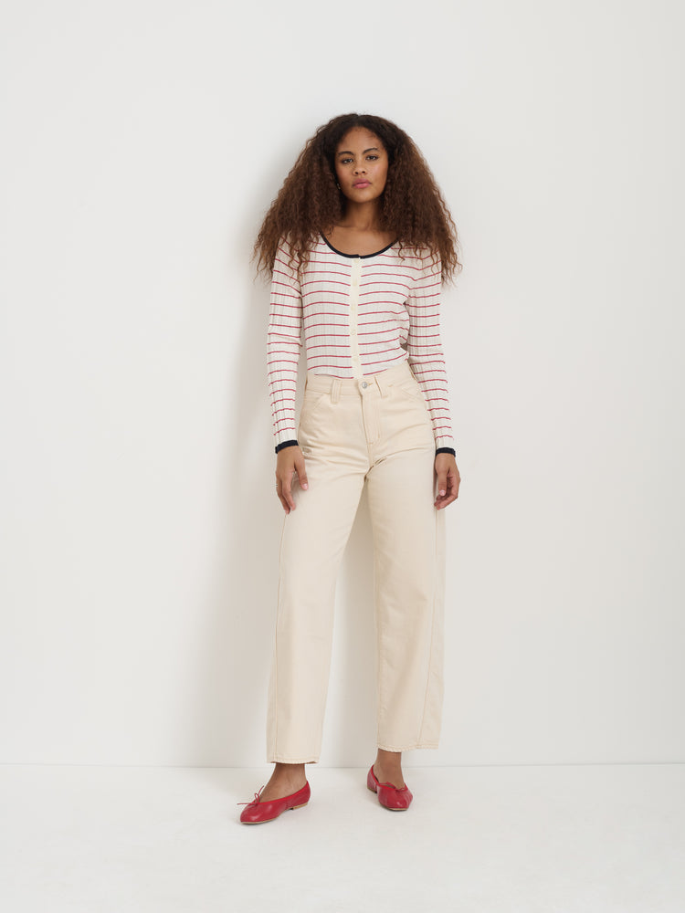 Alex Mill Ella Arc Jean Ecru