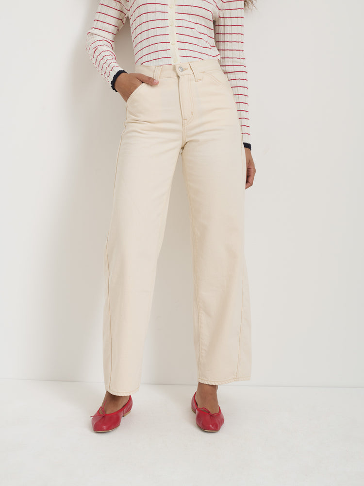 Alex Mill Ella Arc Jean Ecru