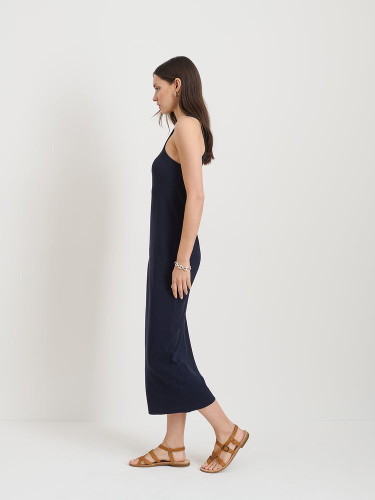 Alex Mill Everyday Rib Tank Dress Dark Navy