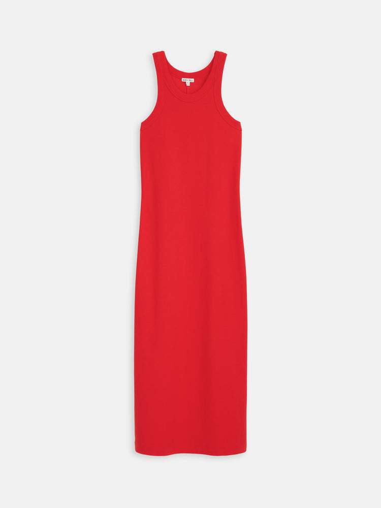alex mill Everyday Rib Tank Dress Tomato