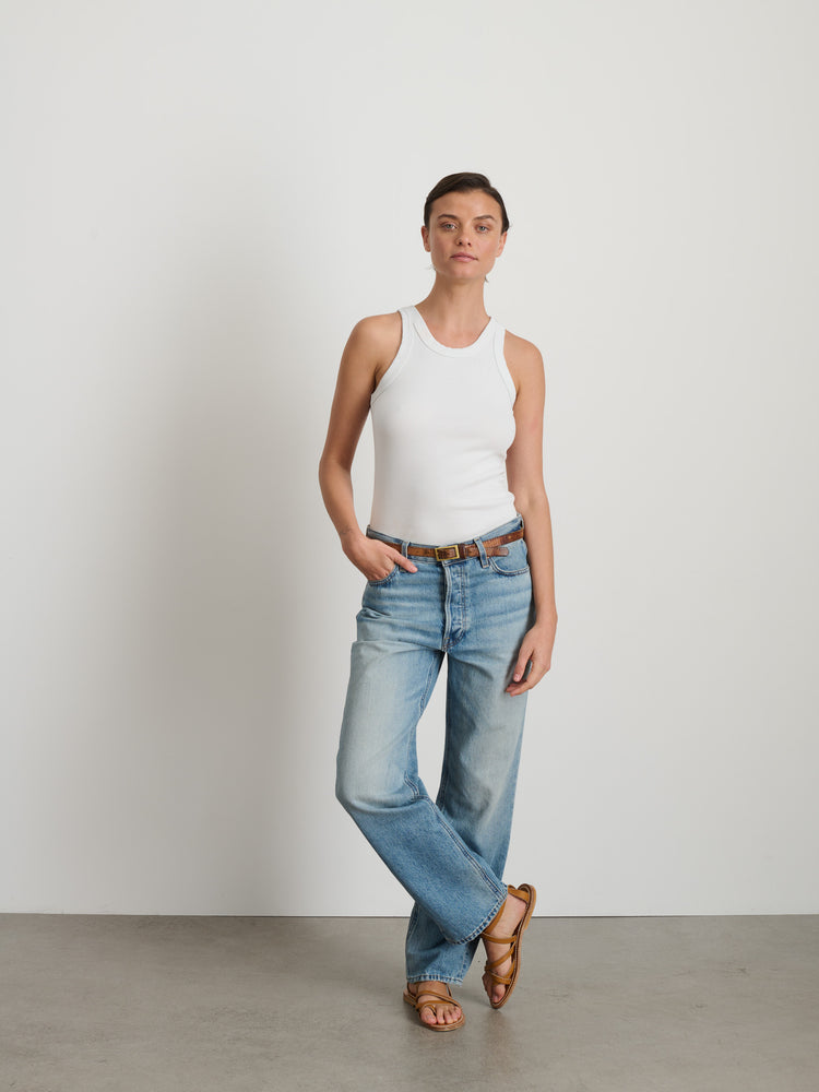 Alex Mill Everyday Rib Tank Sea Salt