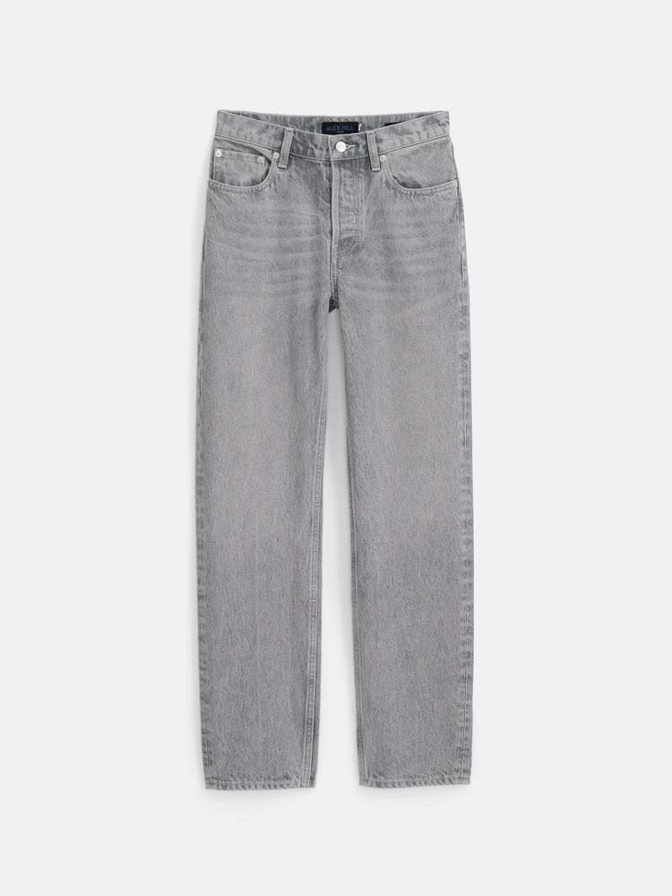 alex mill Jane Mid Rise Straight Jean Grey Wash