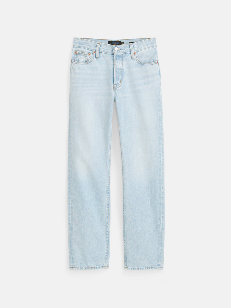 alex mill Jane Mid Rise Straight Jean Nara Wash