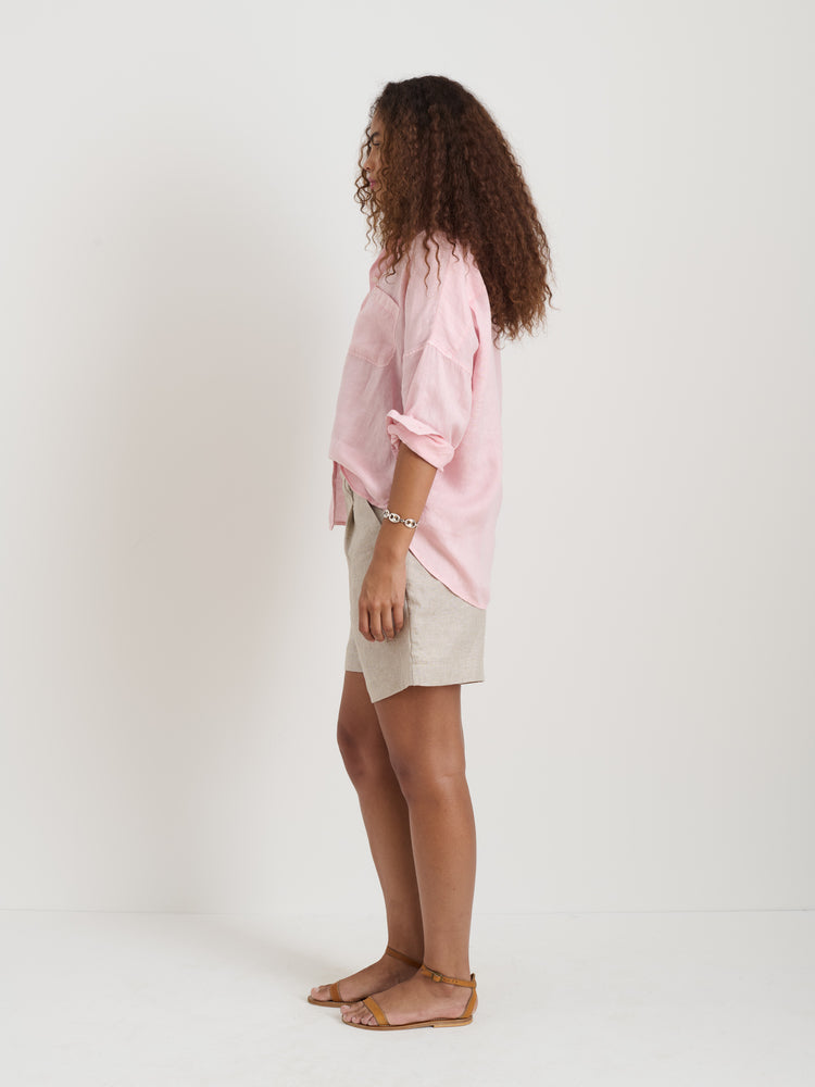 Alex Mill Jo Shirt In Linen Mary's Rose