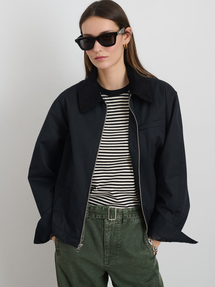 Alex Mill Kenzie Zip Jacket Black