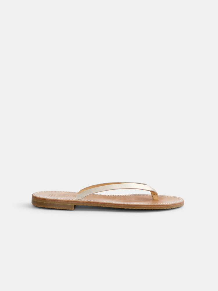 Alex Mill La Botte Gardiane Flip Flop Champagne