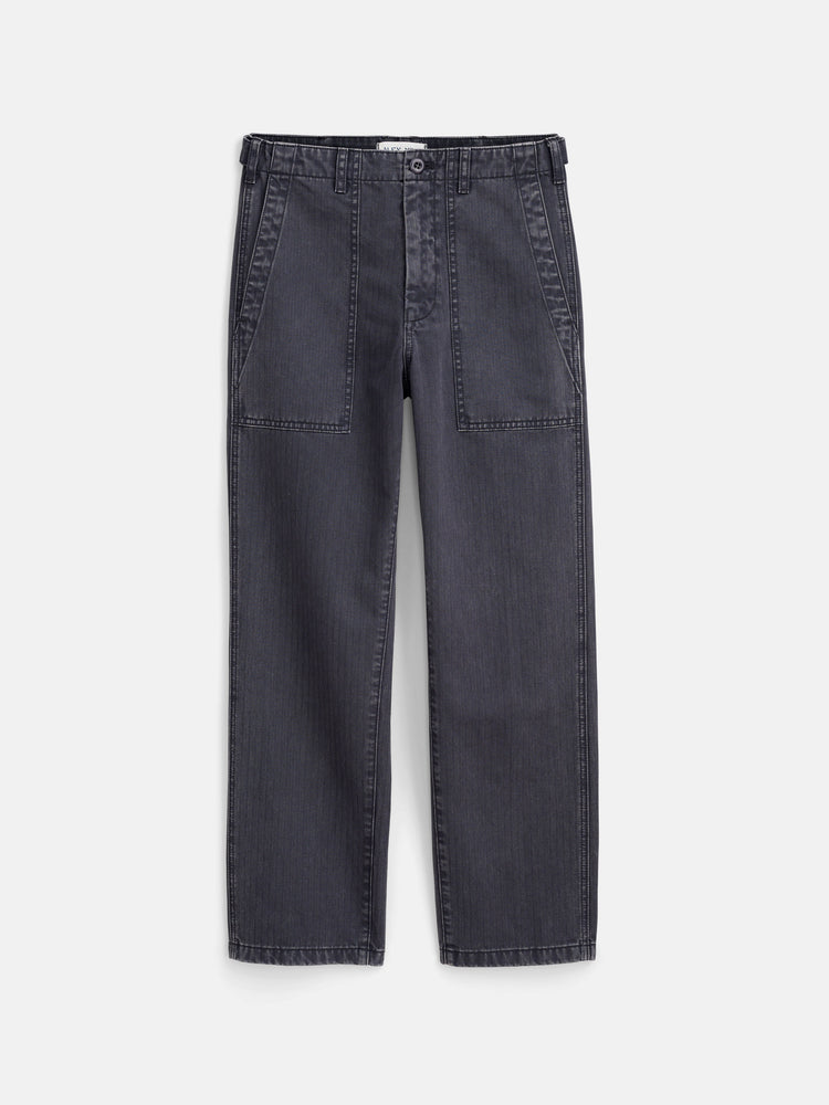 alex mill Neil Pant in Herringbone Pebble