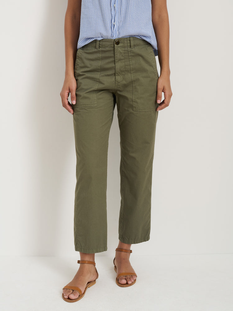 Alex Mill Neil Pant In Summer Twill Faded Olive