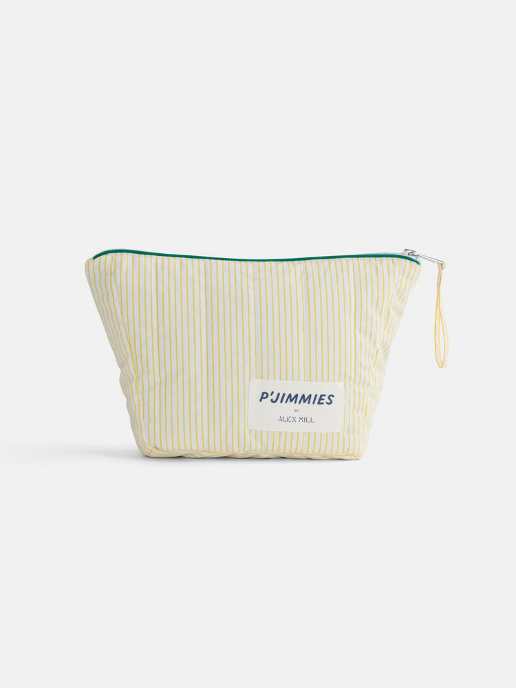 alex mill P'Jimmies Pillow Pouch Yellow/White