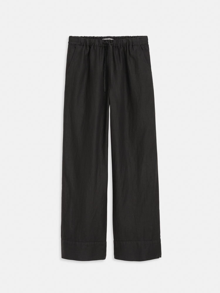 alex mill Riley Pant In Linen Black