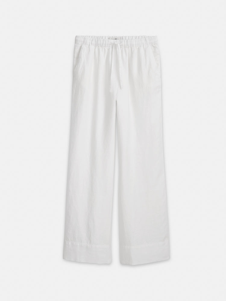 alex mill Riley Pant In Linen Off White