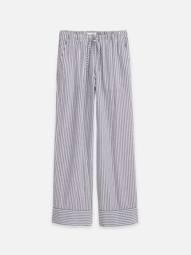 alex mill Riley Pant In Stripe Blue/White