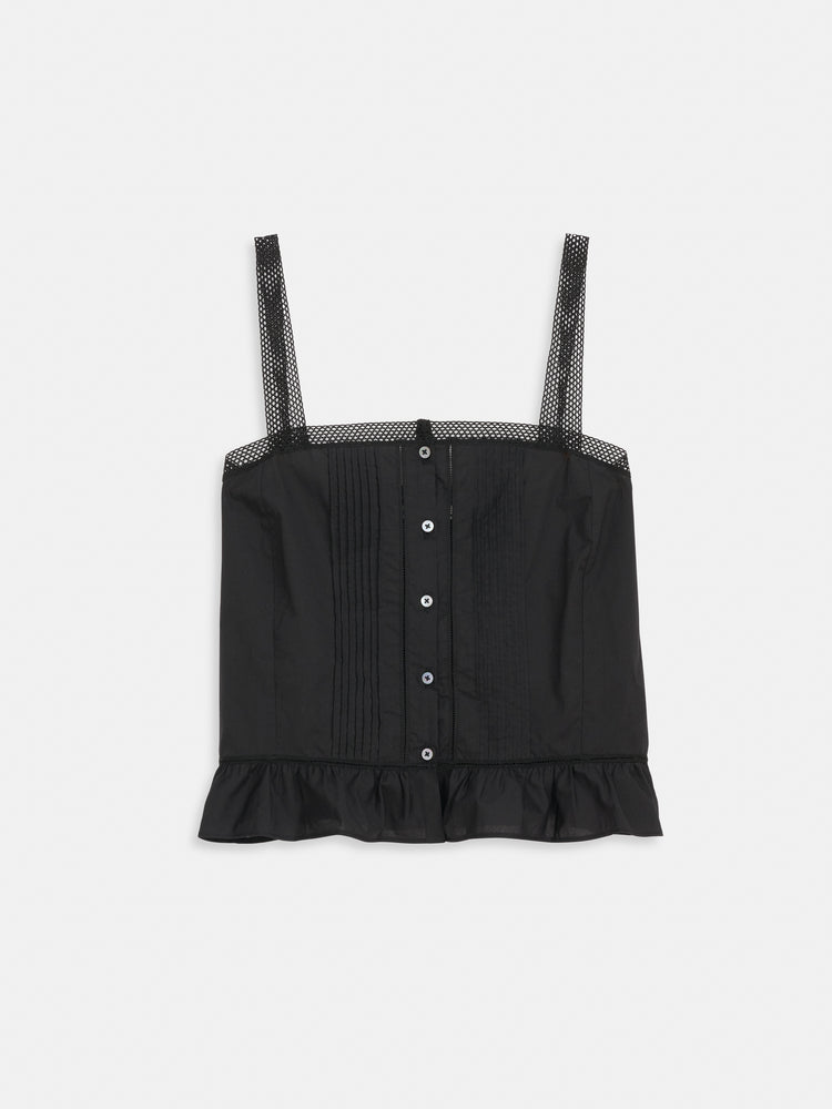 alex mill Ruby Cami In Cotton Black