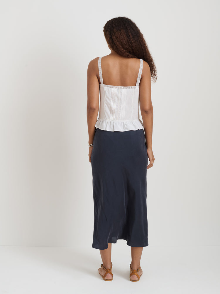 Alex Mill Ruby Cami In Cotton White