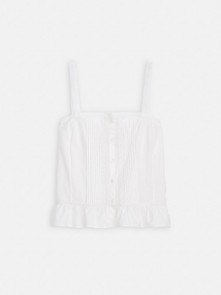 alex mill Ruby Cami In Cotton White